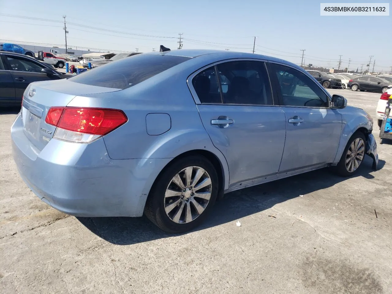 2011 Subaru Legacy 2.5I Limited VIN: 4S3BMBK60B3211632 Lot: 74540844