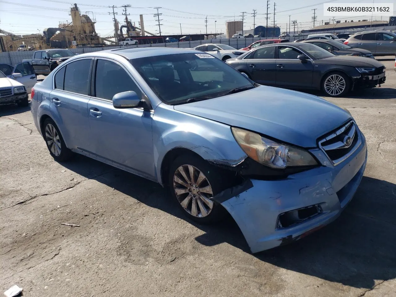 2011 Subaru Legacy 2.5I Limited VIN: 4S3BMBK60B3211632 Lot: 74540844