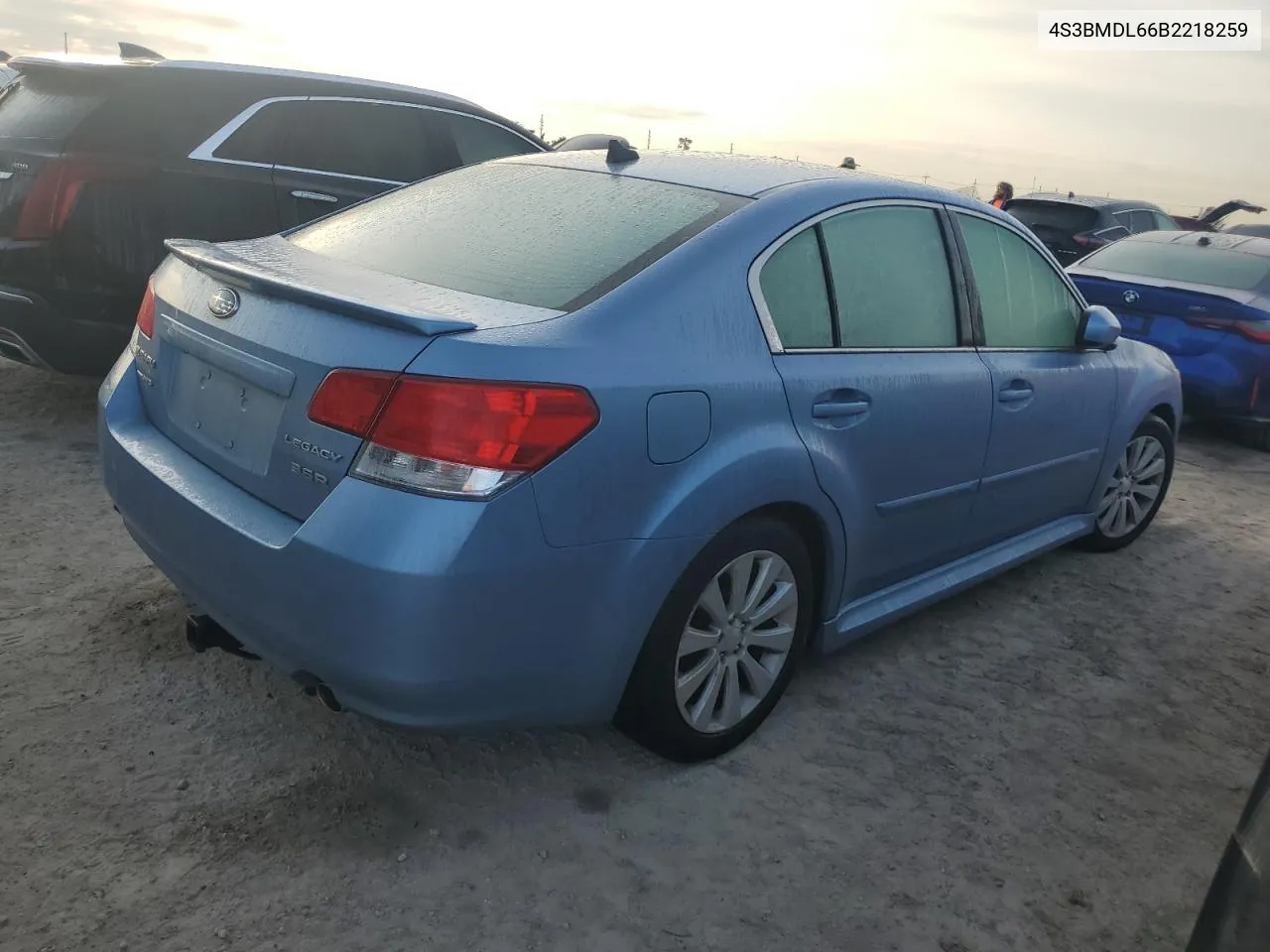 2011 Subaru Legacy 3.6R Limited VIN: 4S3BMDL66B2218259 Lot: 74877544