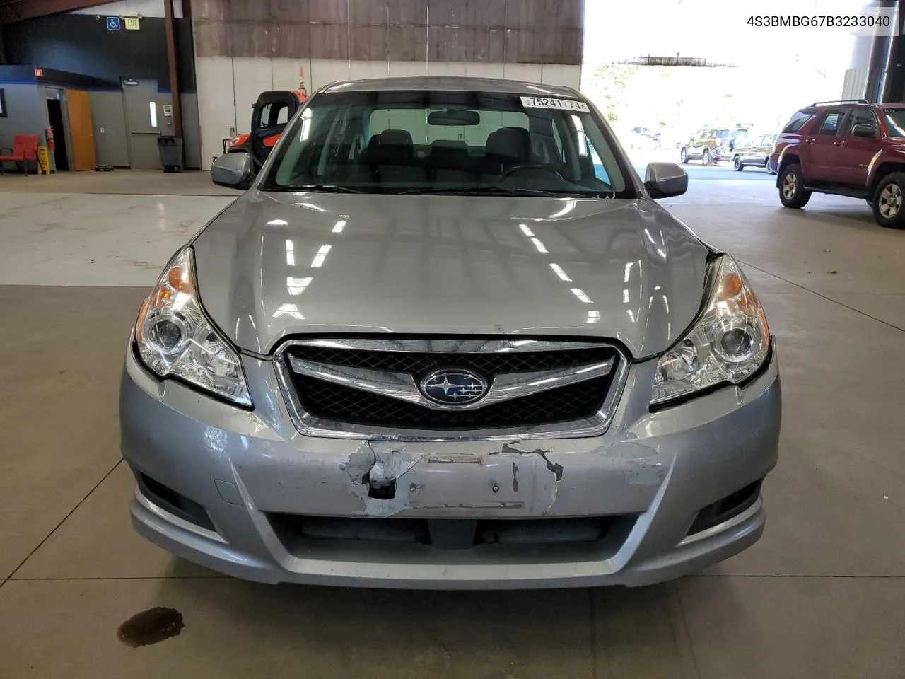 2011 Subaru Legacy 2.5I Premium VIN: 4S3BMBG67B3233040 Lot: 75241774