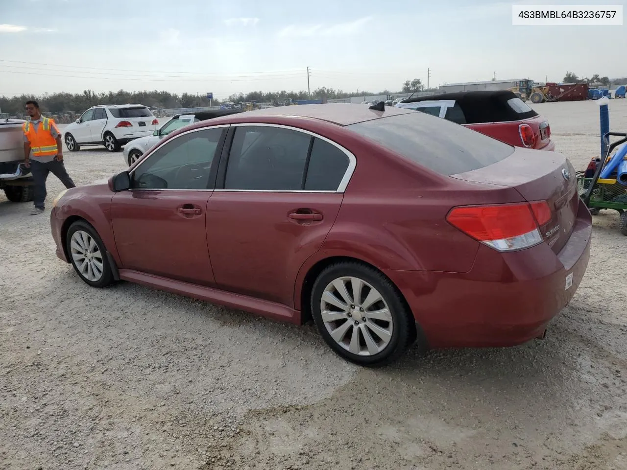 2011 Subaru Legacy 2.5I Limited VIN: 4S3BMBL64B3236757 Lot: 76537474