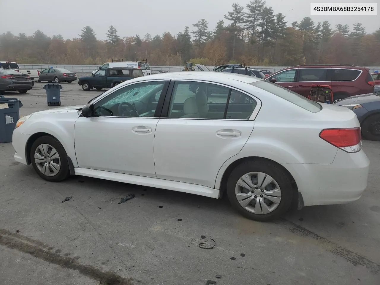 2011 Subaru Legacy 2.5I VIN: 4S3BMBA68B3254178 Lot: 76724534