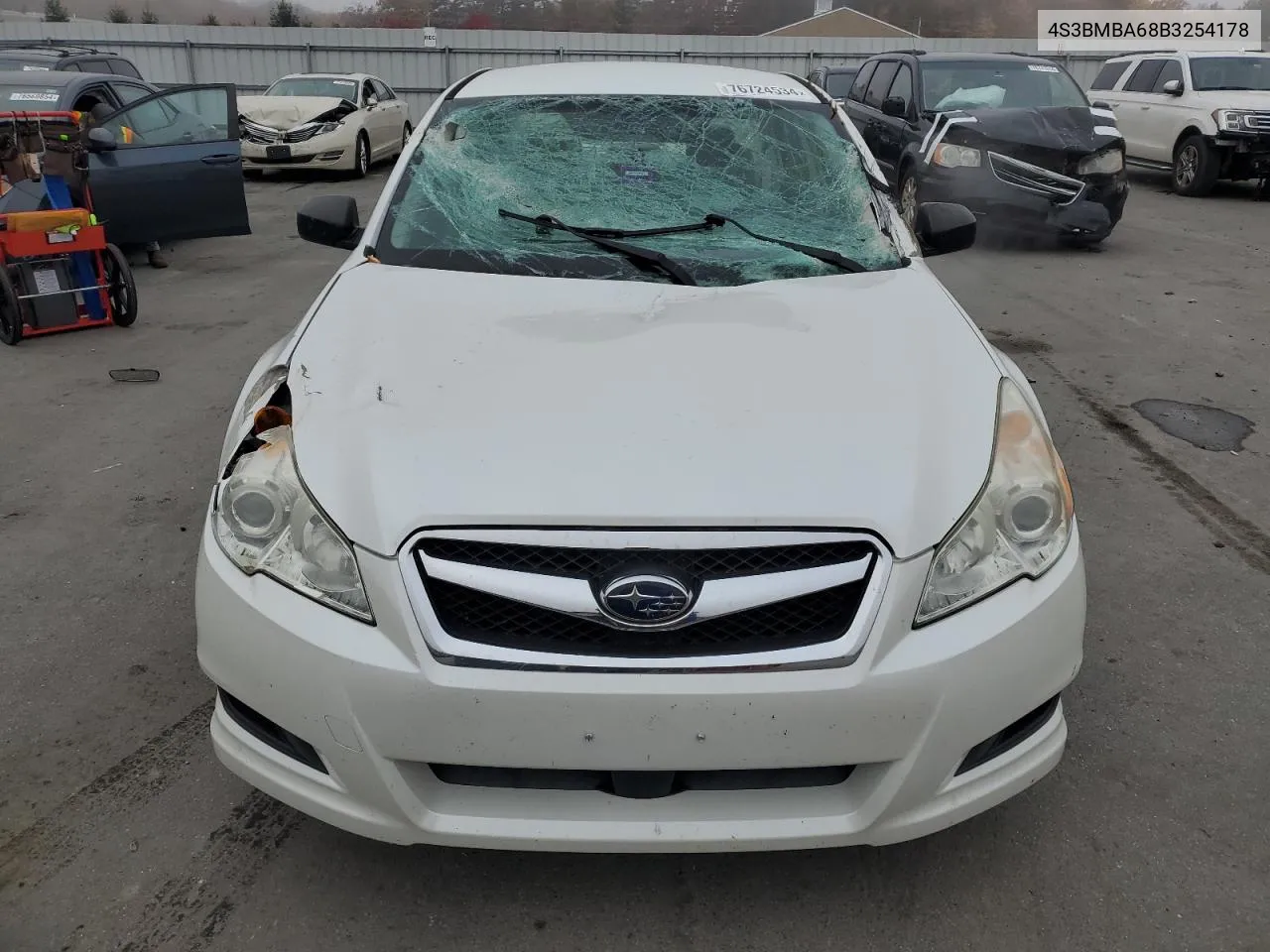 2011 Subaru Legacy 2.5I VIN: 4S3BMBA68B3254178 Lot: 76724534