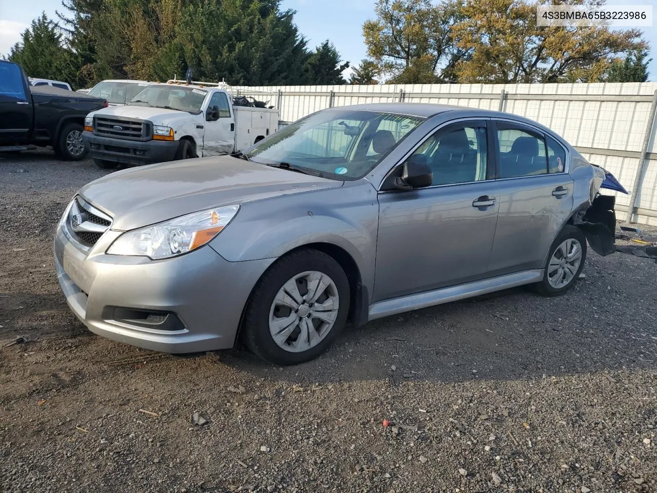 2011 Subaru Legacy 2.5I VIN: 4S3BMBA65B3223986 Lot: 77144584