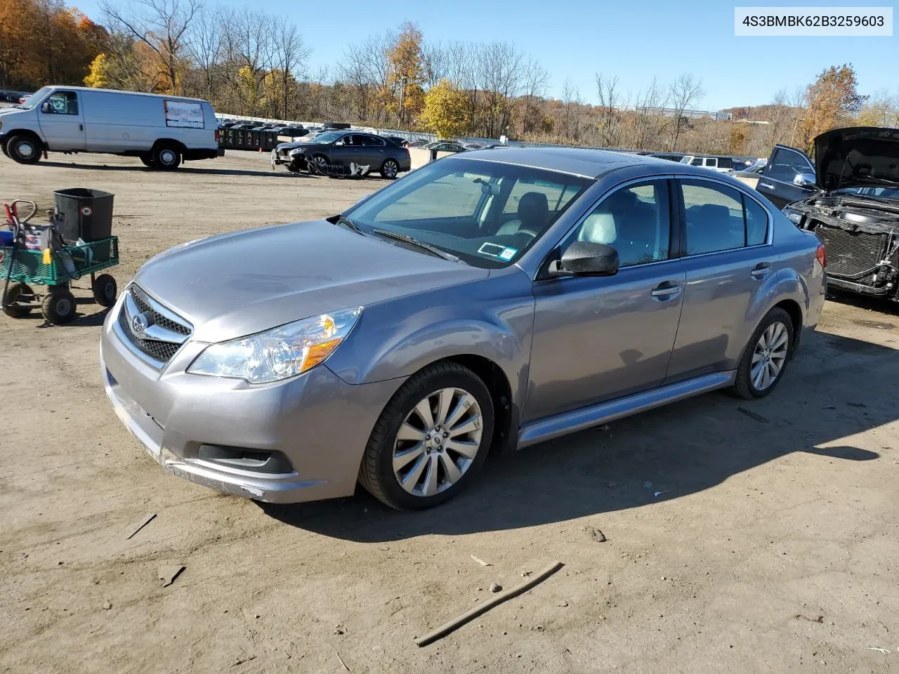 2011 Subaru Legacy 2.5I Limited VIN: 4S3BMBK62B3259603 Lot: 77786274