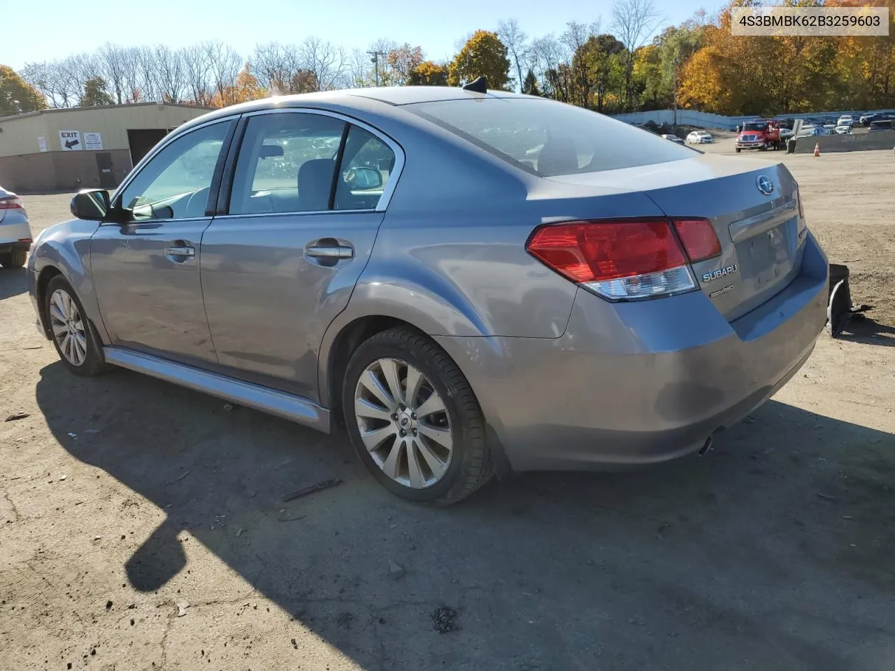 2011 Subaru Legacy 2.5I Limited VIN: 4S3BMBK62B3259603 Lot: 77786274