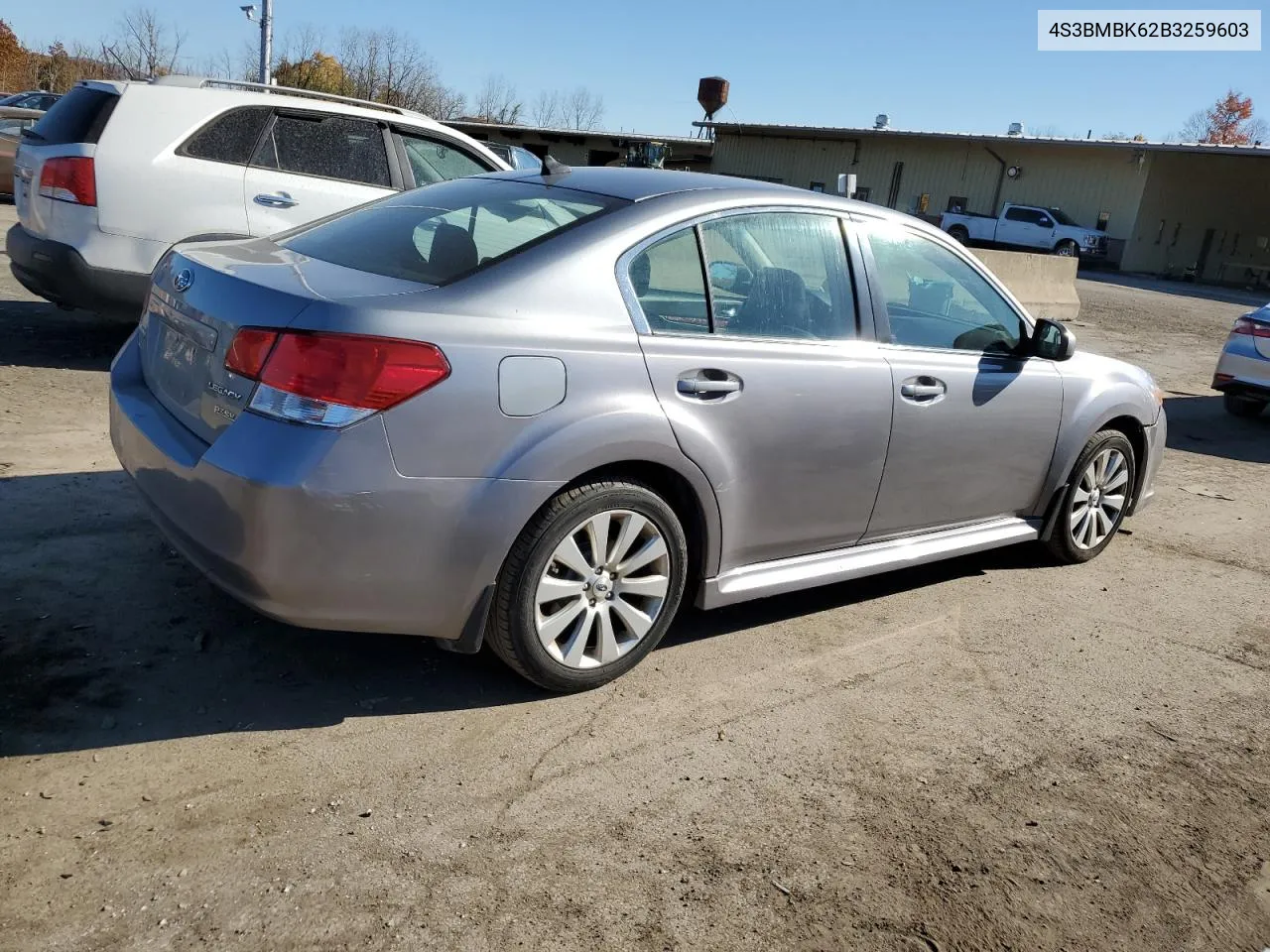 2011 Subaru Legacy 2.5I Limited VIN: 4S3BMBK62B3259603 Lot: 77786274