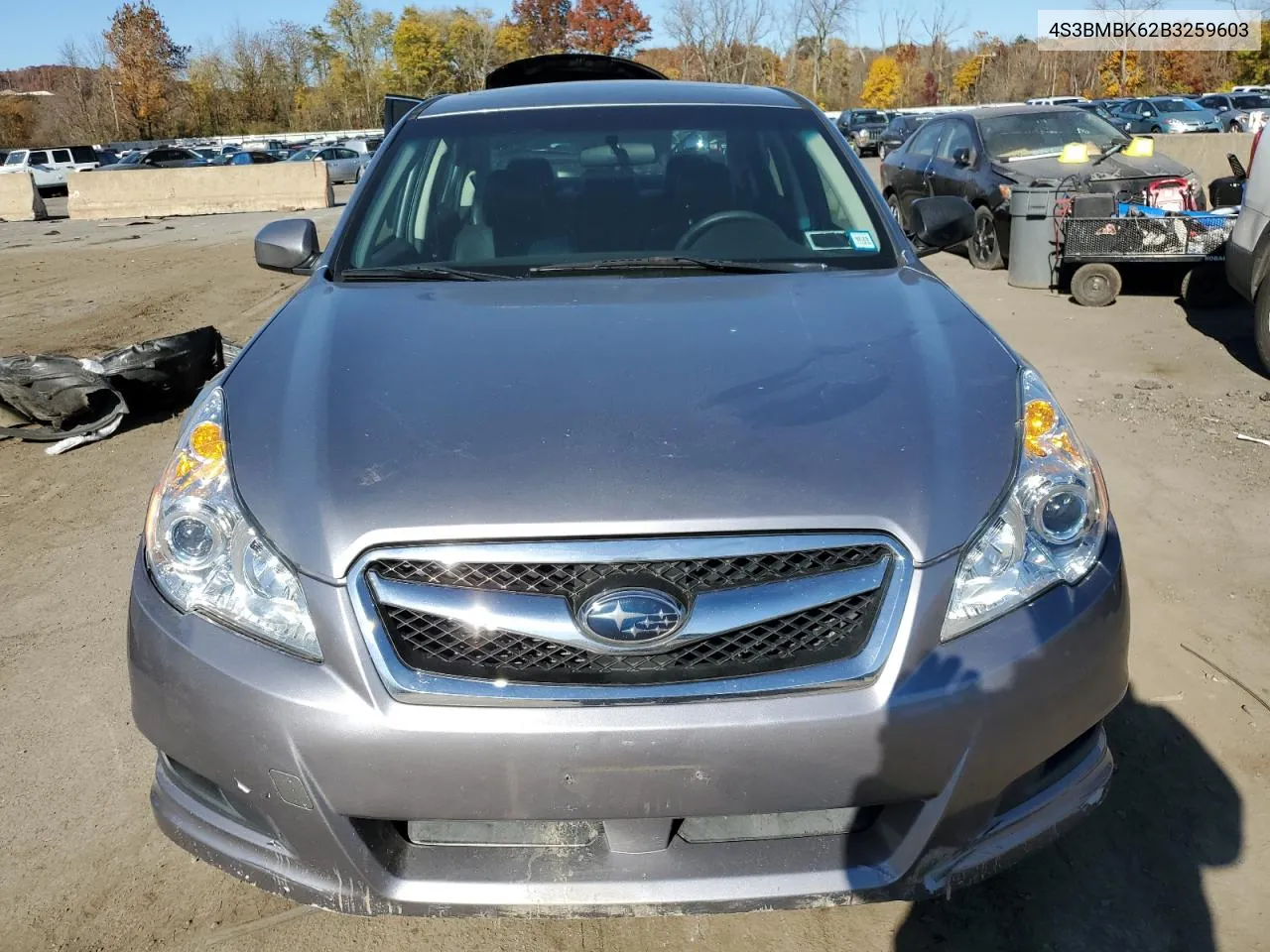 2011 Subaru Legacy 2.5I Limited VIN: 4S3BMBK62B3259603 Lot: 77786274