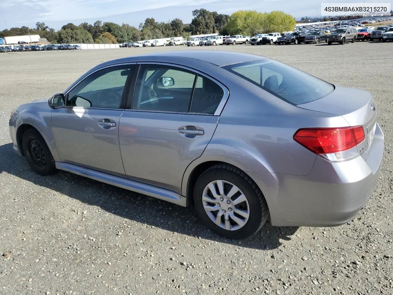 2011 Subaru Legacy 2.5I VIN: 4S3BMBA6XB3215270 Lot: 77789104