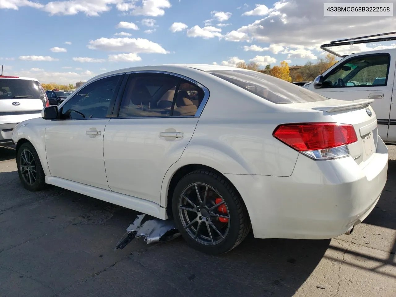 2011 Subaru Legacy 2.5I Premium VIN: 4S3BMCG68B3222568 Lot: 77993764