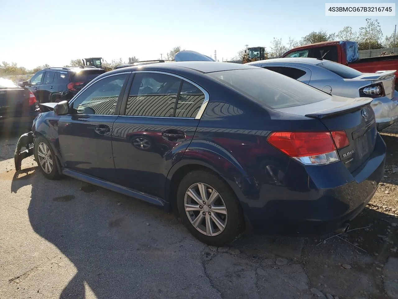 2011 Subaru Legacy 2.5I Premium VIN: 4S3BMCG67B3216745 Lot: 78291124