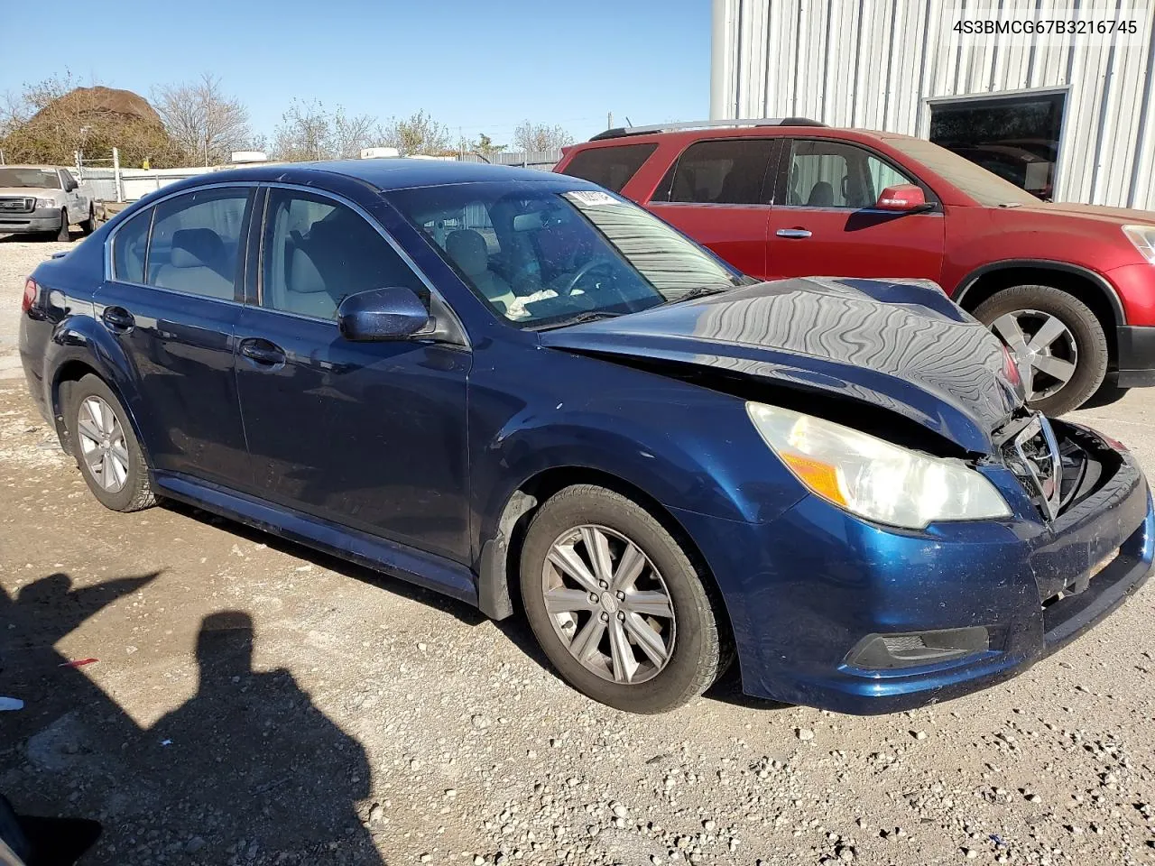 2011 Subaru Legacy 2.5I Premium VIN: 4S3BMCG67B3216745 Lot: 78291124