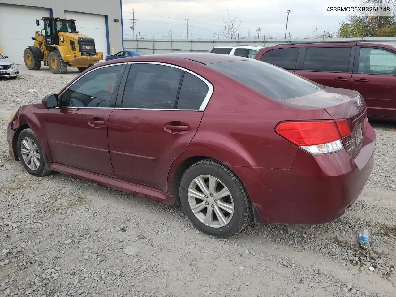 2011 Subaru Legacy 2.5I Premium VIN: 4S3BMCC6XB3261748 Lot: 78361554