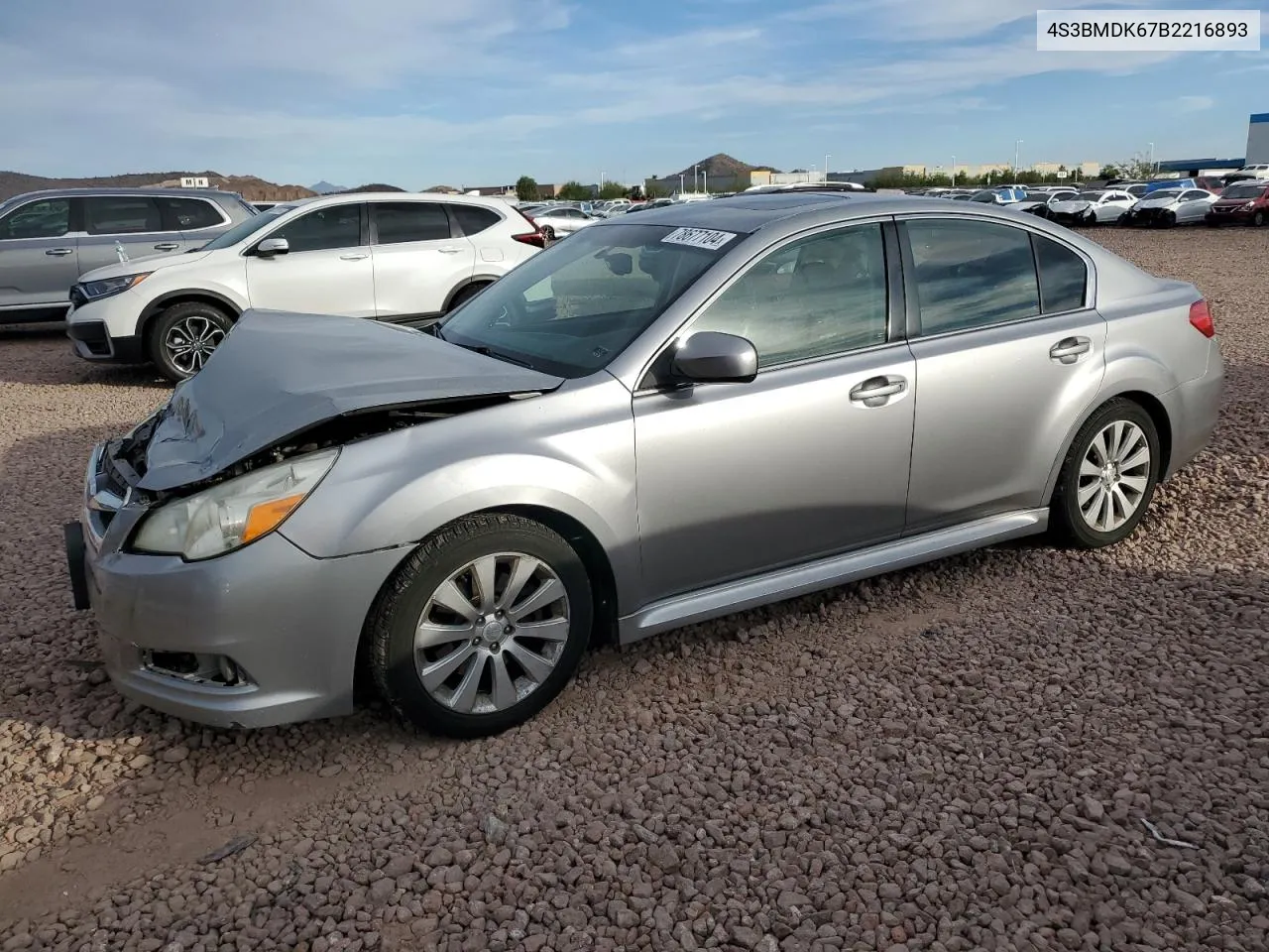 2011 Subaru Legacy 3.6R Limited VIN: 4S3BMDK67B2216893 Lot: 78677104