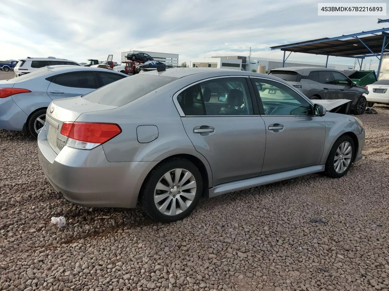 2011 Subaru Legacy 3.6R Limited VIN: 4S3BMDK67B2216893 Lot: 78677104