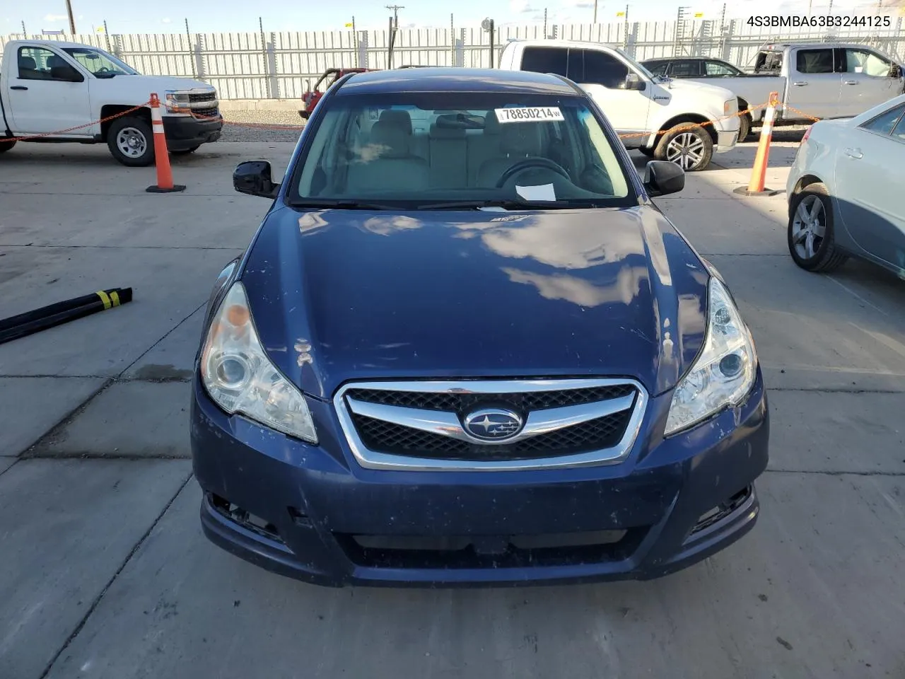 2011 Subaru Legacy 2.5I VIN: 4S3BMBA63B3244125 Lot: 78850214