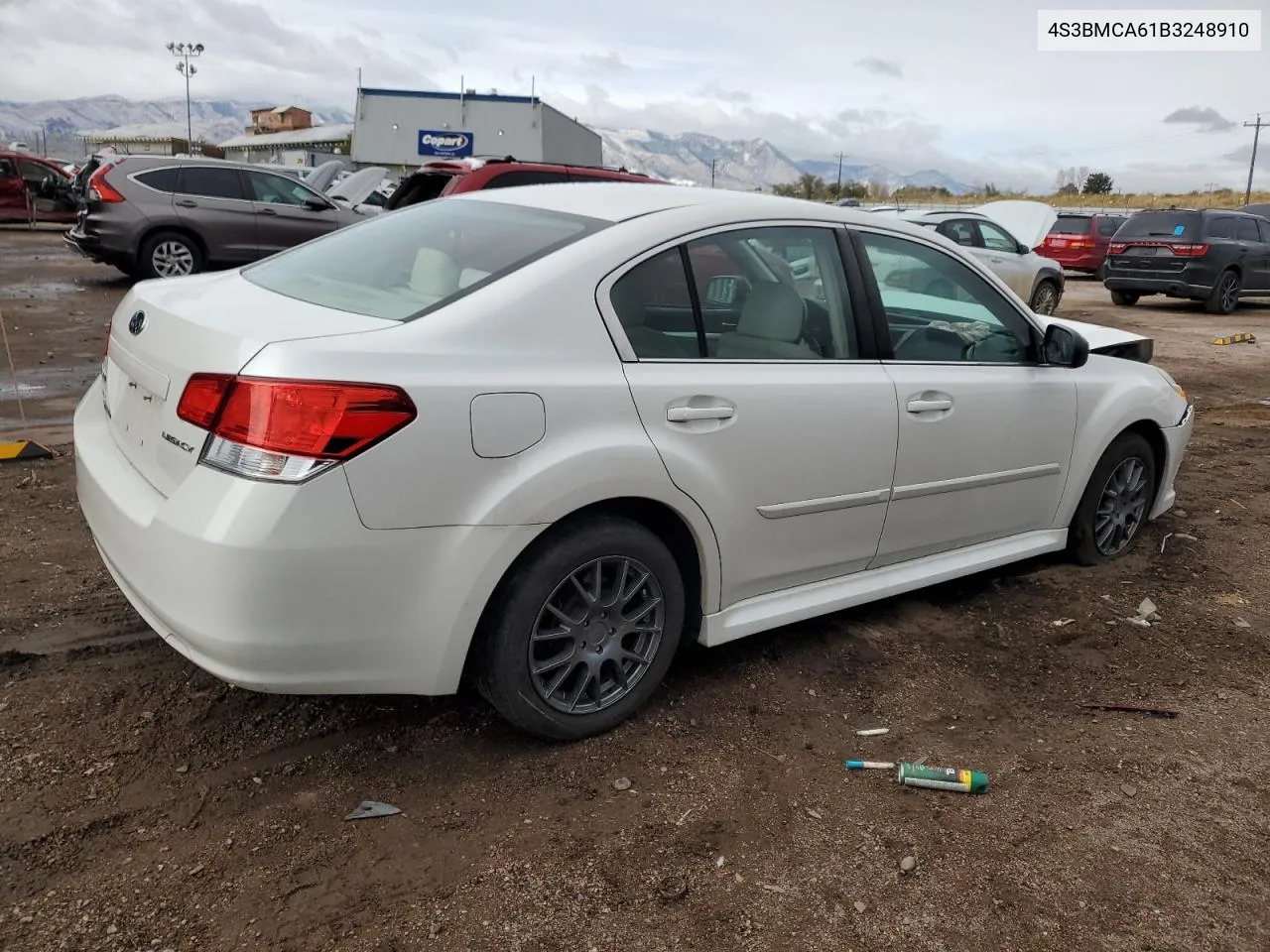 2011 Subaru Legacy 2.5I VIN: 4S3BMCA61B3248910 Lot: 79226084