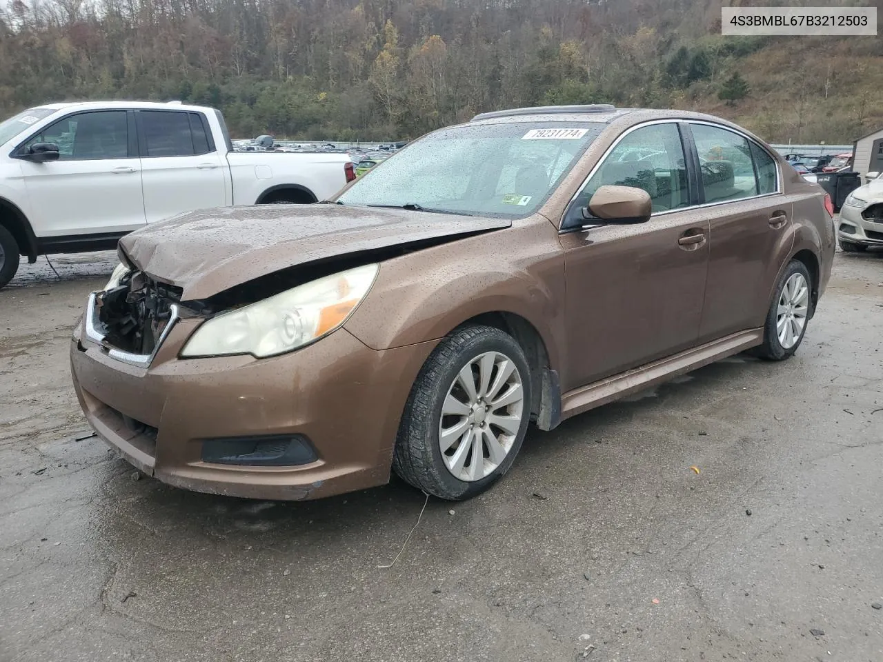 2011 Subaru Legacy 2.5I Limited VIN: 4S3BMBL67B3212503 Lot: 79231774