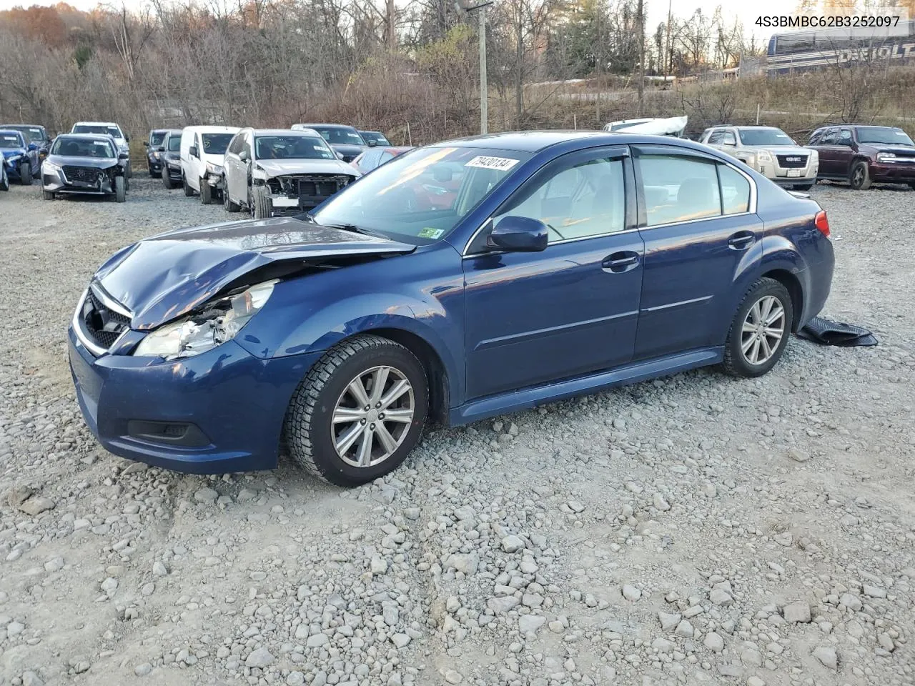 2011 Subaru Legacy 2.5I Premium VIN: 4S3BMBC62B3252097 Lot: 79430134