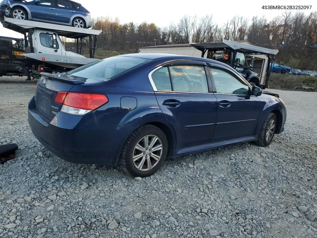 2011 Subaru Legacy 2.5I Premium VIN: 4S3BMBC62B3252097 Lot: 79430134