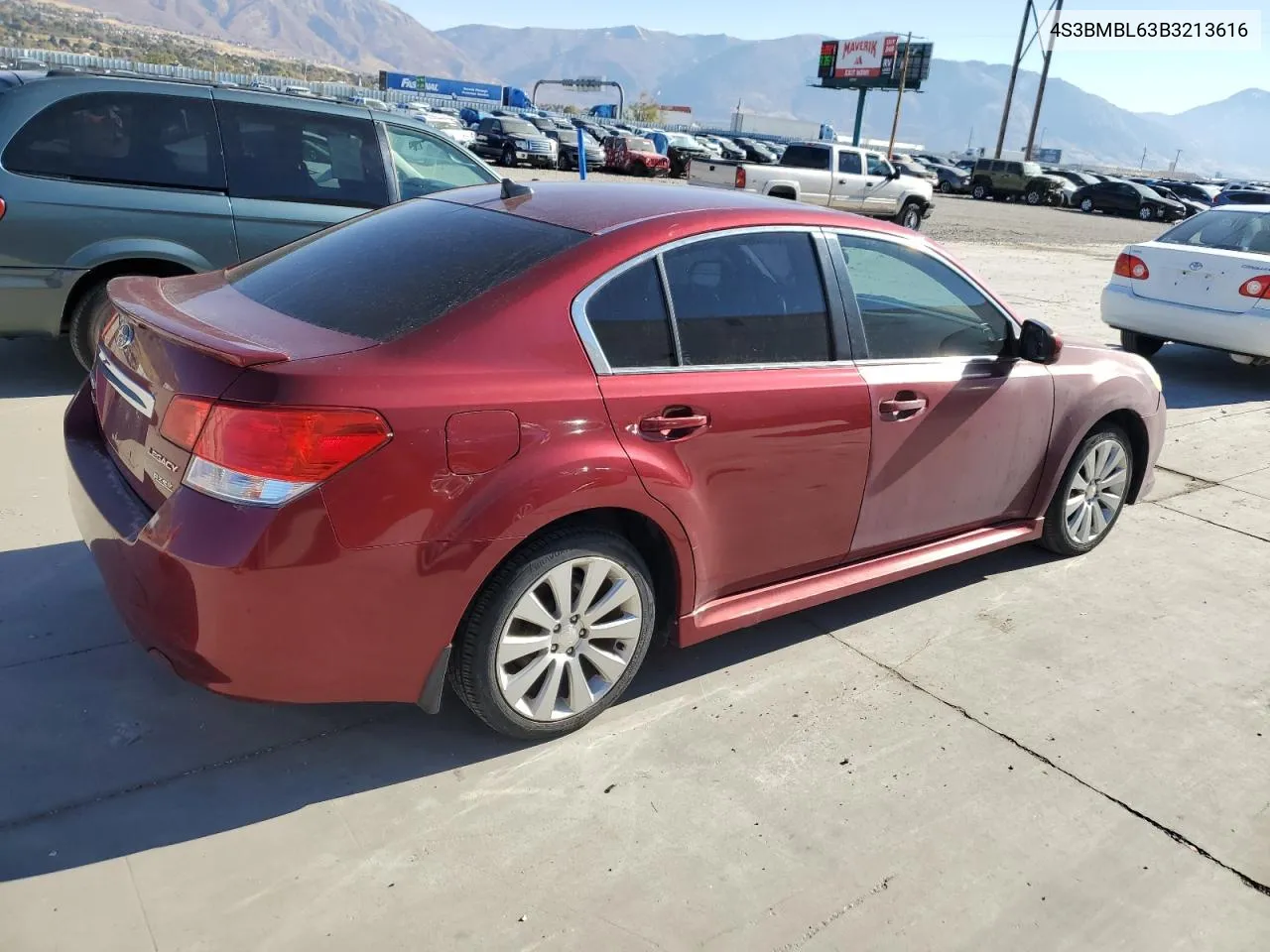 2011 Subaru Legacy 2.5I Limited VIN: 4S3BMBL63B3213616 Lot: 79562024