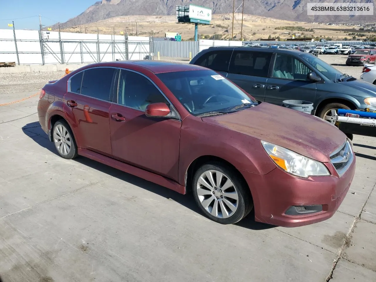 2011 Subaru Legacy 2.5I Limited VIN: 4S3BMBL63B3213616 Lot: 79562024