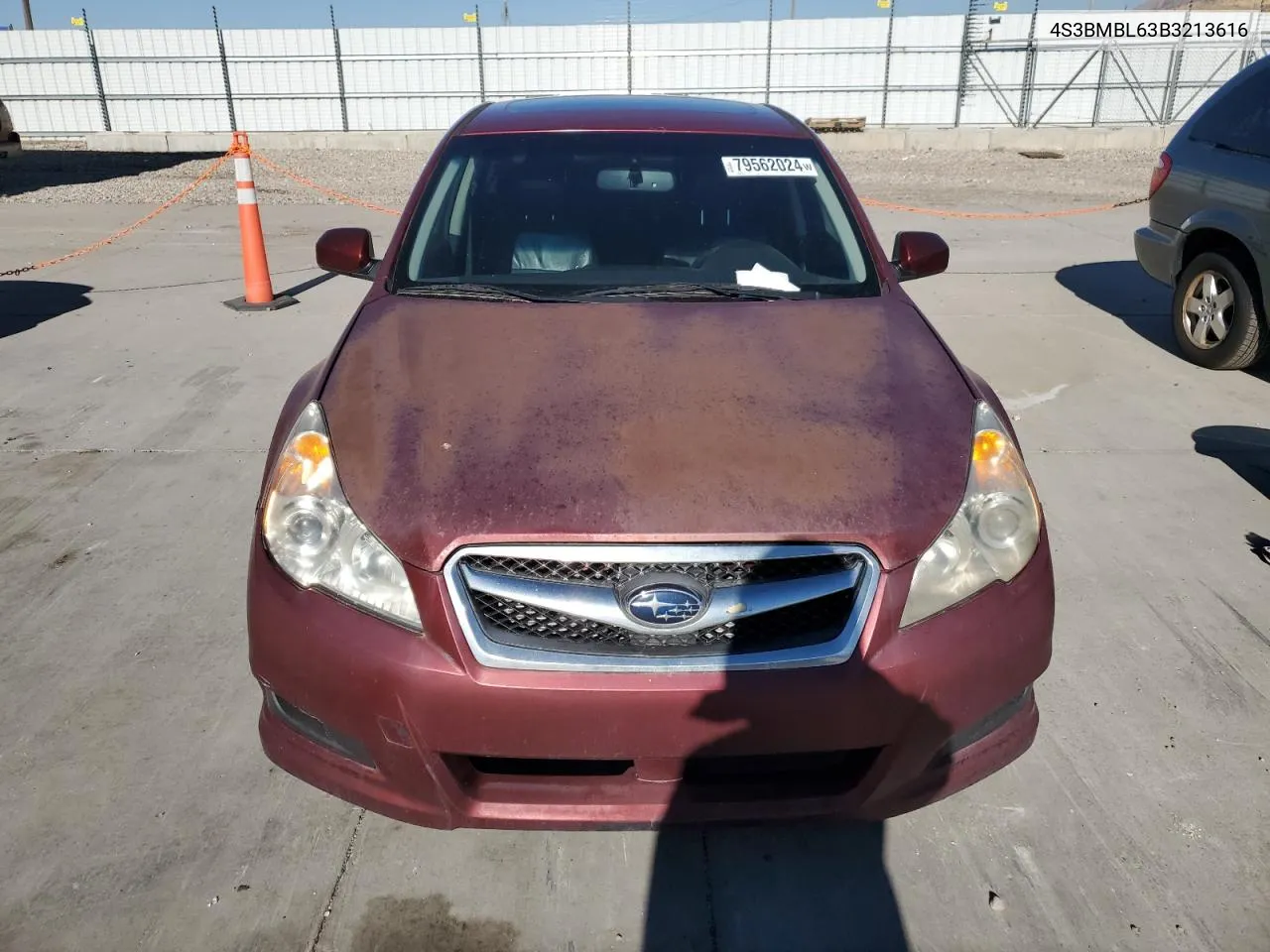 2011 Subaru Legacy 2.5I Limited VIN: 4S3BMBL63B3213616 Lot: 79562024