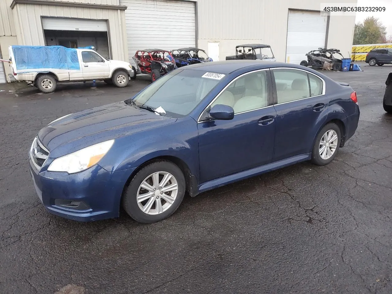 2011 Subaru Legacy 2.5I Premium VIN: 4S3BMBC63B3232909 Lot: 80087054