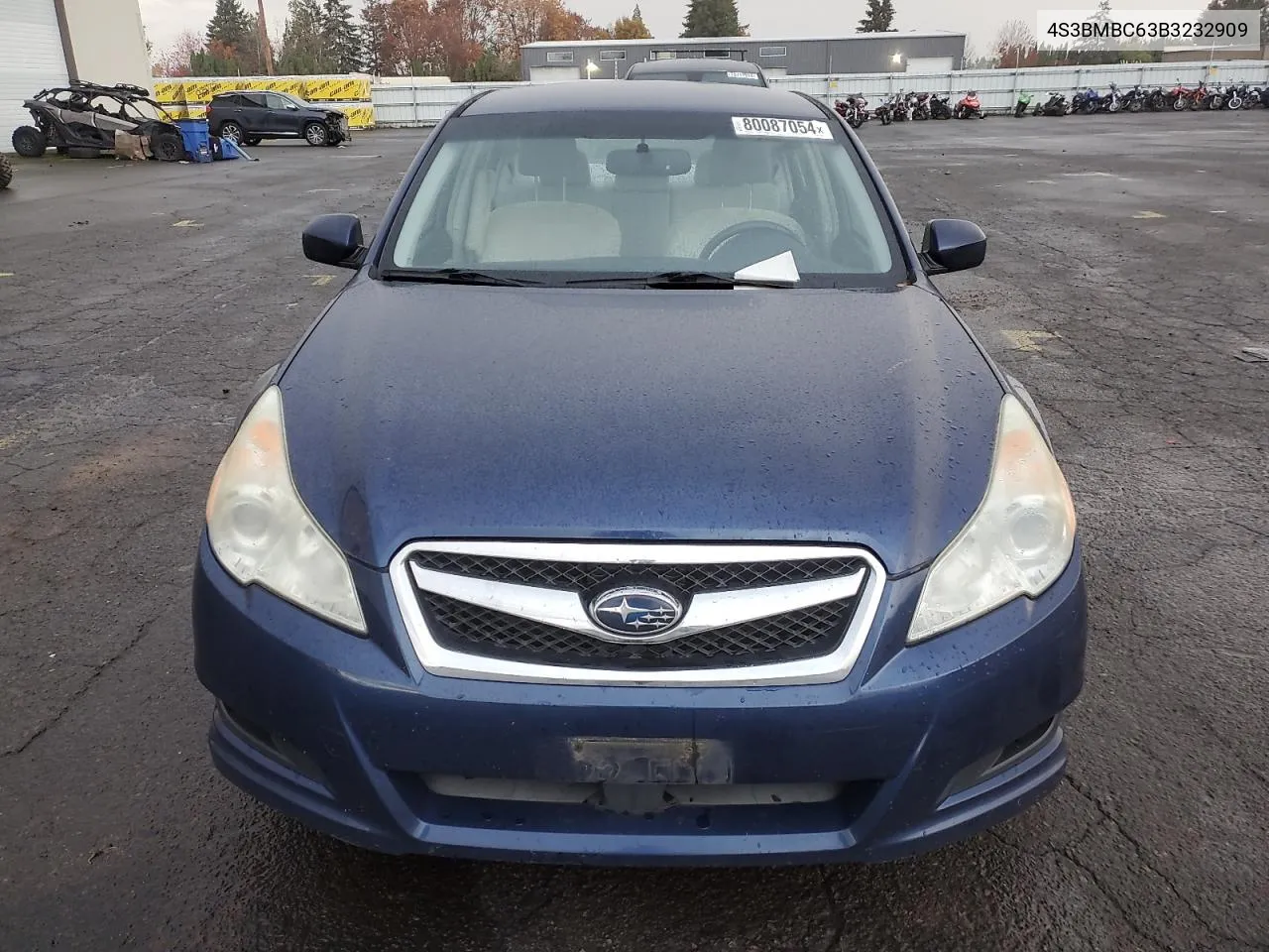 2011 Subaru Legacy 2.5I Premium VIN: 4S3BMBC63B3232909 Lot: 80087054