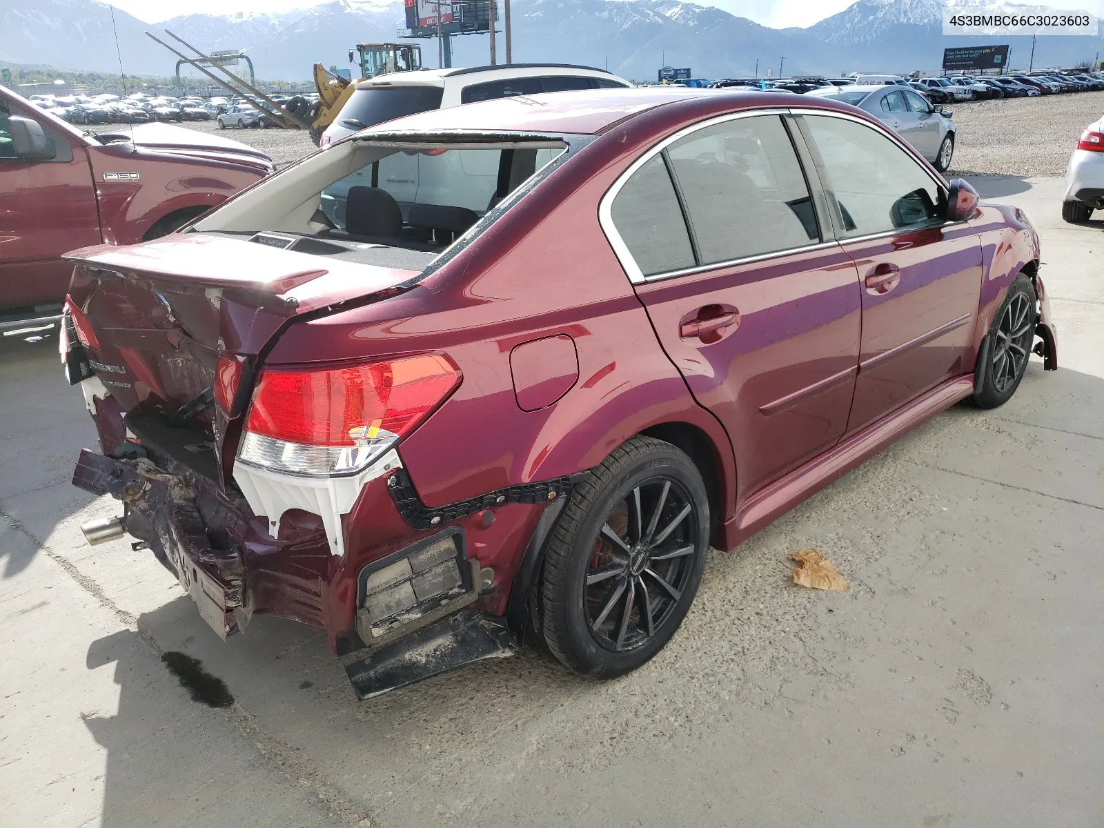 2012 Subaru Legacy 2.5I Premium VIN: 4S3BMBC66C3023603 Lot: 51404863