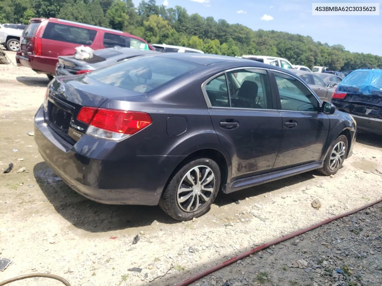 2012 Subaru Legacy 2.5I VIN: 4S3BMBA62C3035623 Lot: 60415764