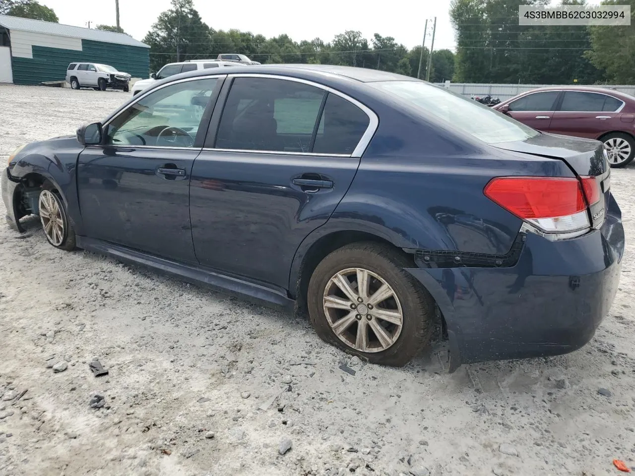 2012 Subaru Legacy 2.5I Premium VIN: 4S3BMBB62C3032994 Lot: 65173224