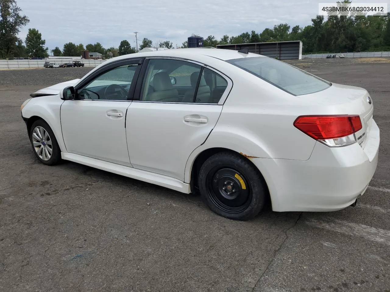 2012 Subaru Legacy 2.5I Limited VIN: 4S3BMBK68C3034412 Lot: 67783534