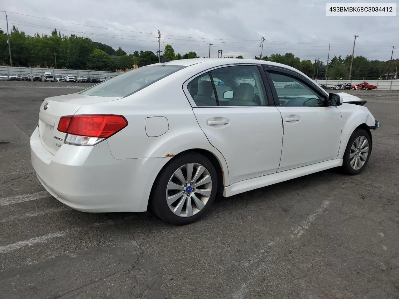 2012 Subaru Legacy 2.5I Limited VIN: 4S3BMBK68C3034412 Lot: 67783534