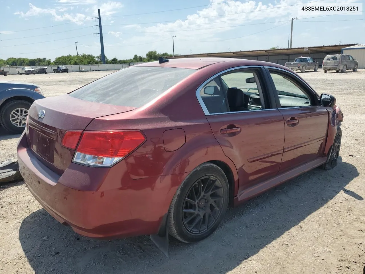 2012 Subaru Legacy 3.6R Limited VIN: 4S3BMEL6XC2018251 Lot: 68216064