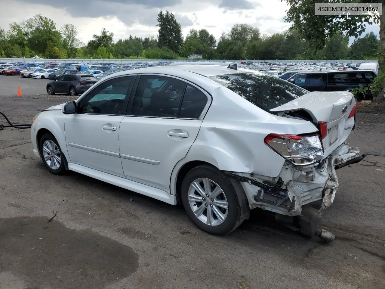 2012 Subaru Legacy 2.5I Premium VIN: 4S3BMBF64C3014667 Lot: 68881644