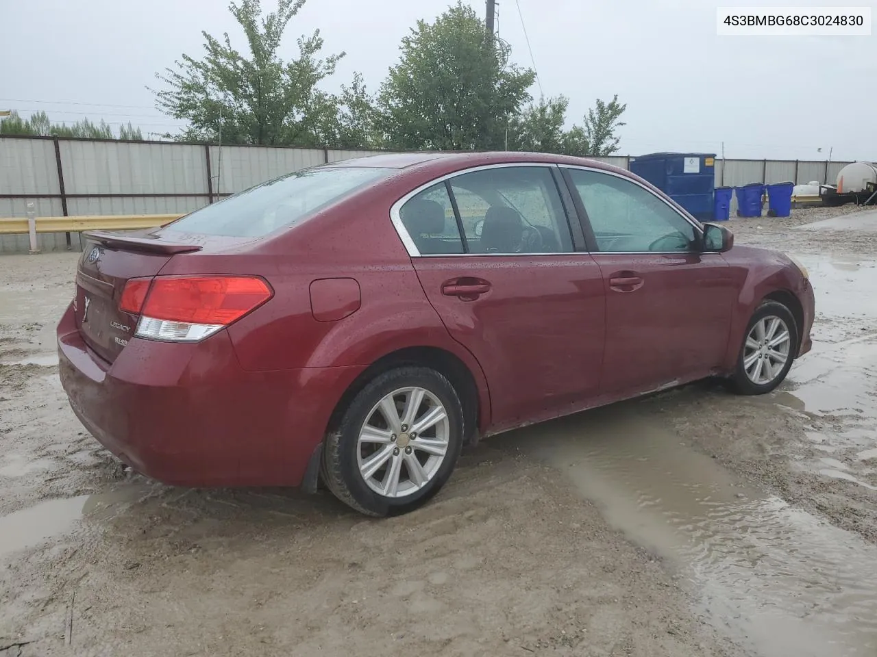 4S3BMBG68C3024830 2012 Subaru Legacy 2.5I Premium