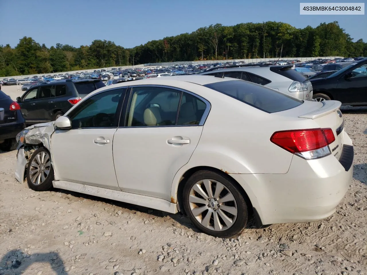 2012 Subaru Legacy 2.5I Limited VIN: 4S3BMBK64C3004842 Lot: 69840224