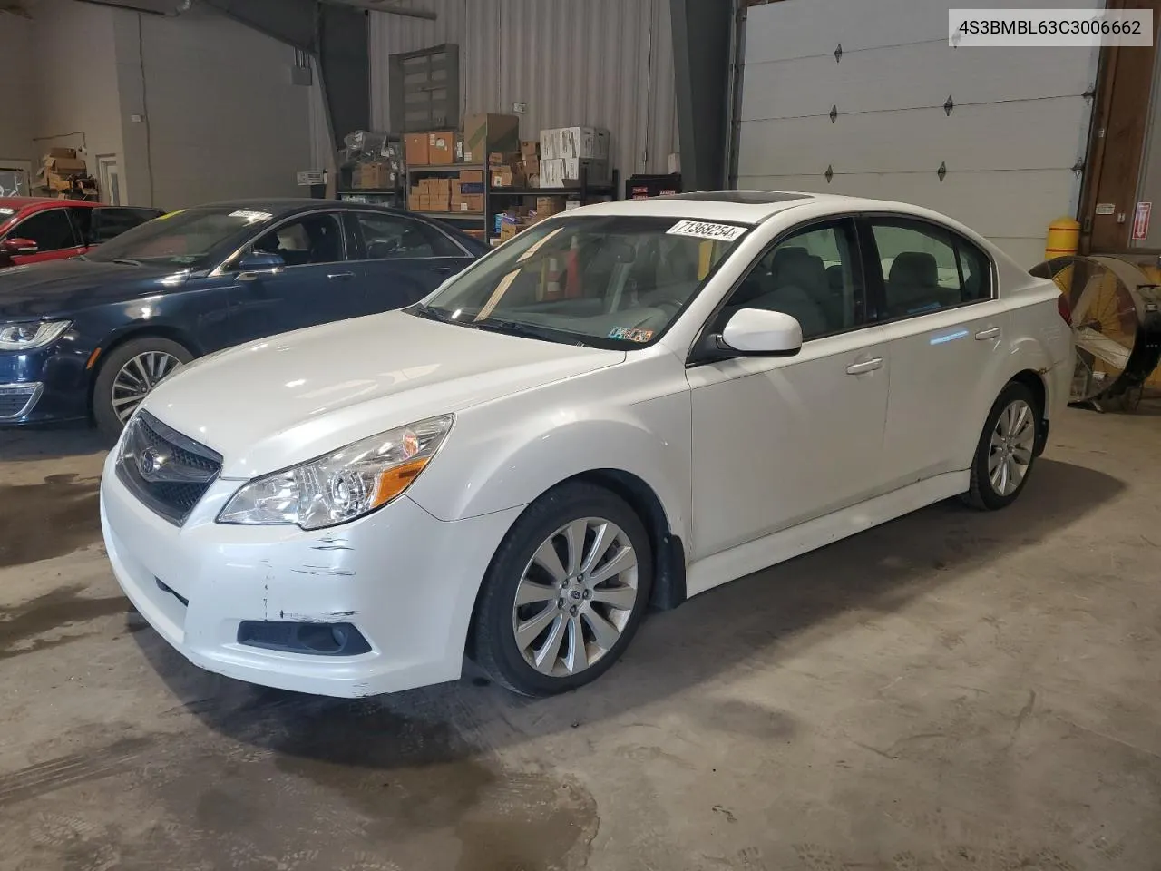 2012 Subaru Legacy 2.5I Limited VIN: 4S3BMBL63C3006662 Lot: 71368254