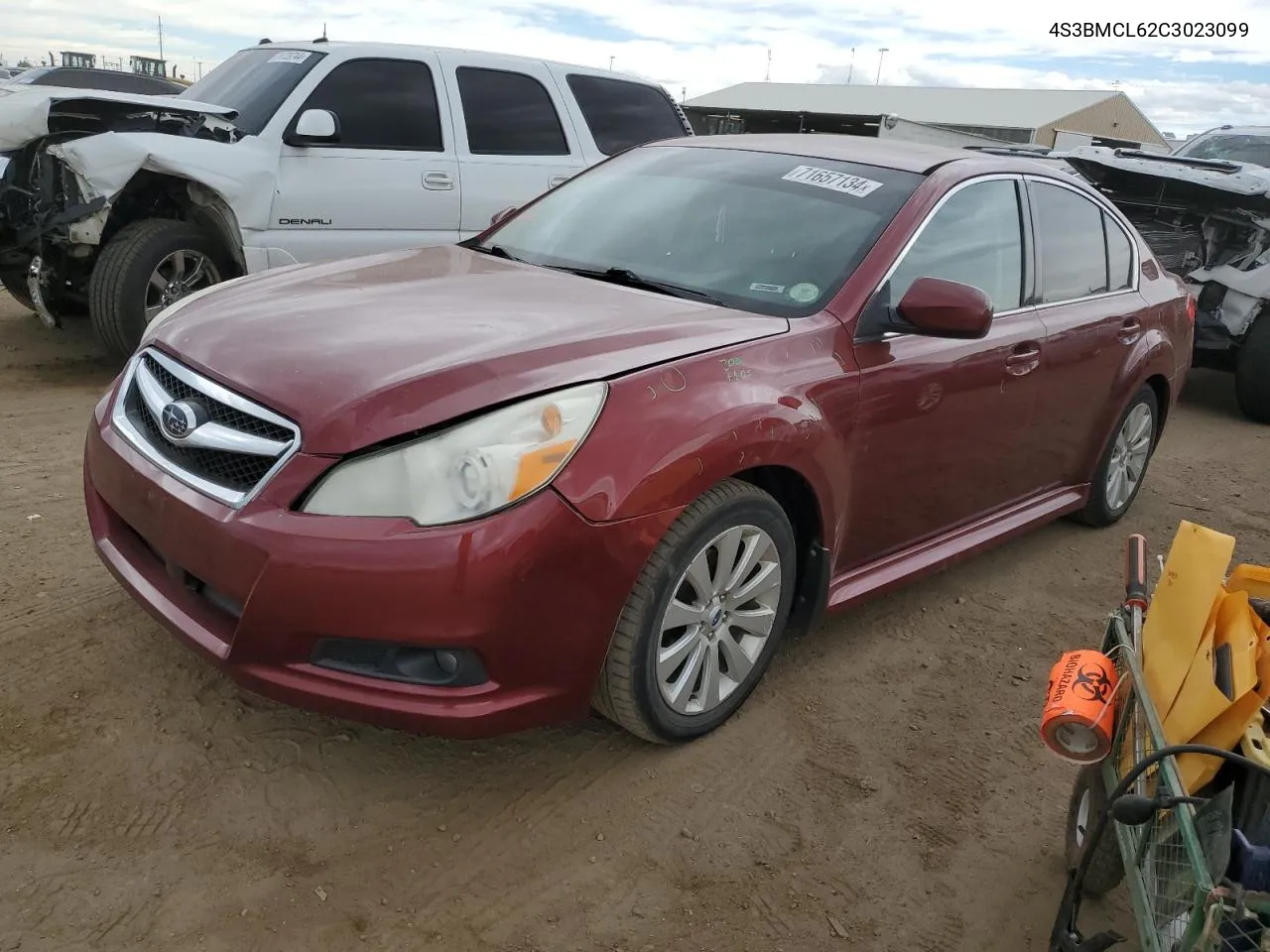 2012 Subaru Legacy 2.5I Limited VIN: 4S3BMCL62C3023099 Lot: 71657134