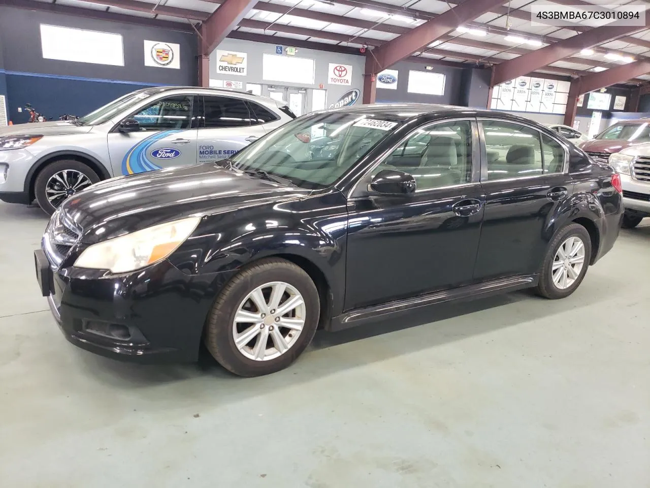 2012 Subaru Legacy 2.5I VIN: 4S3BMBA67C3010894 Lot: 72462034