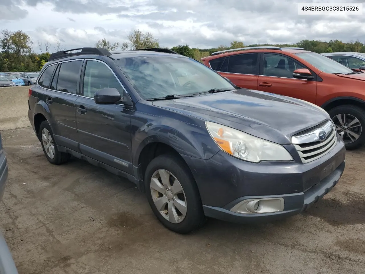 2012 Subaru Outback 2.5I Premium VIN: 4S4BRBGC3C3215526 Lot: 72528394