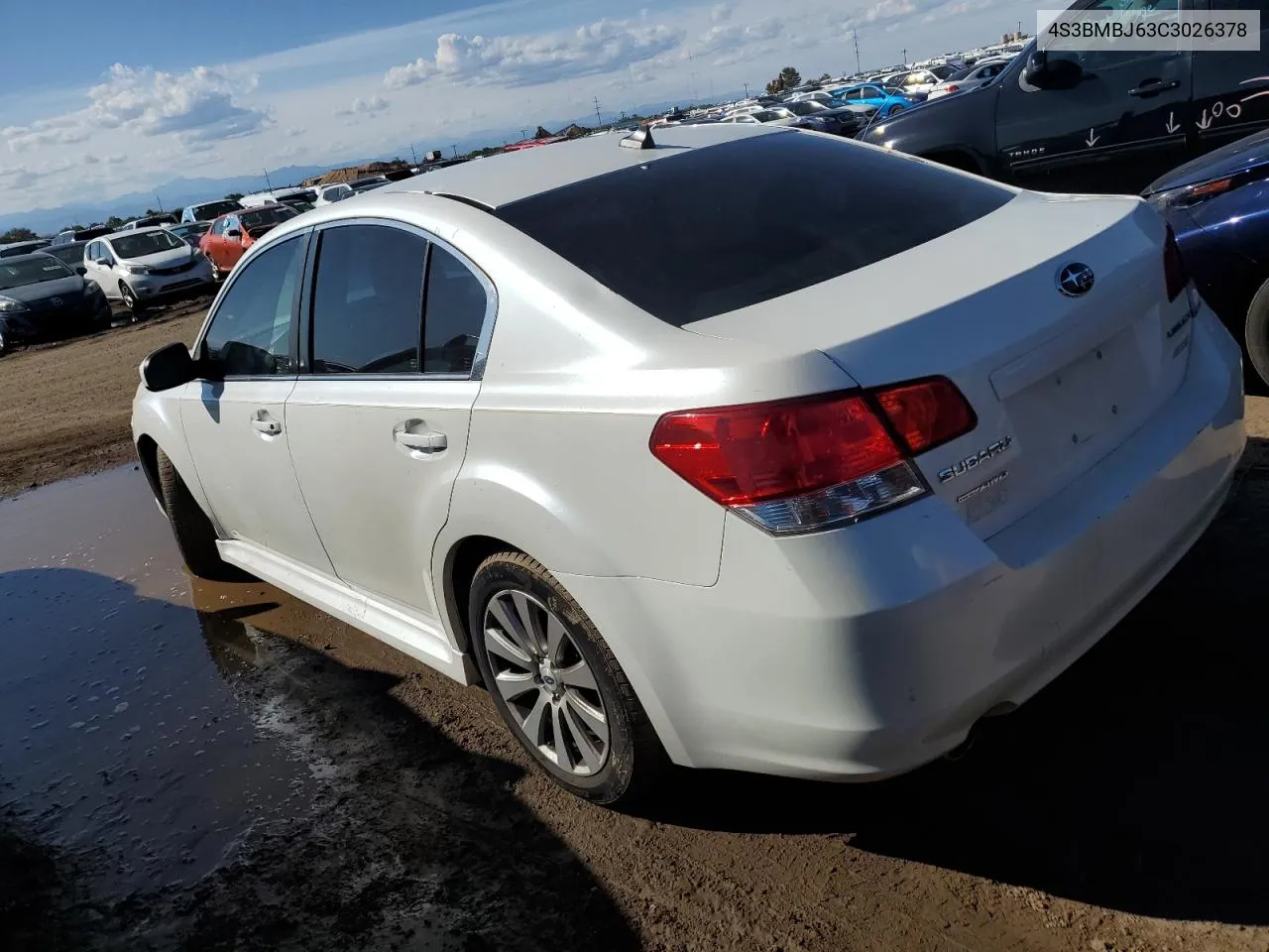 2012 Subaru Legacy 2.5I Limited VIN: 4S3BMBJ63C3026378 Lot: 72647964