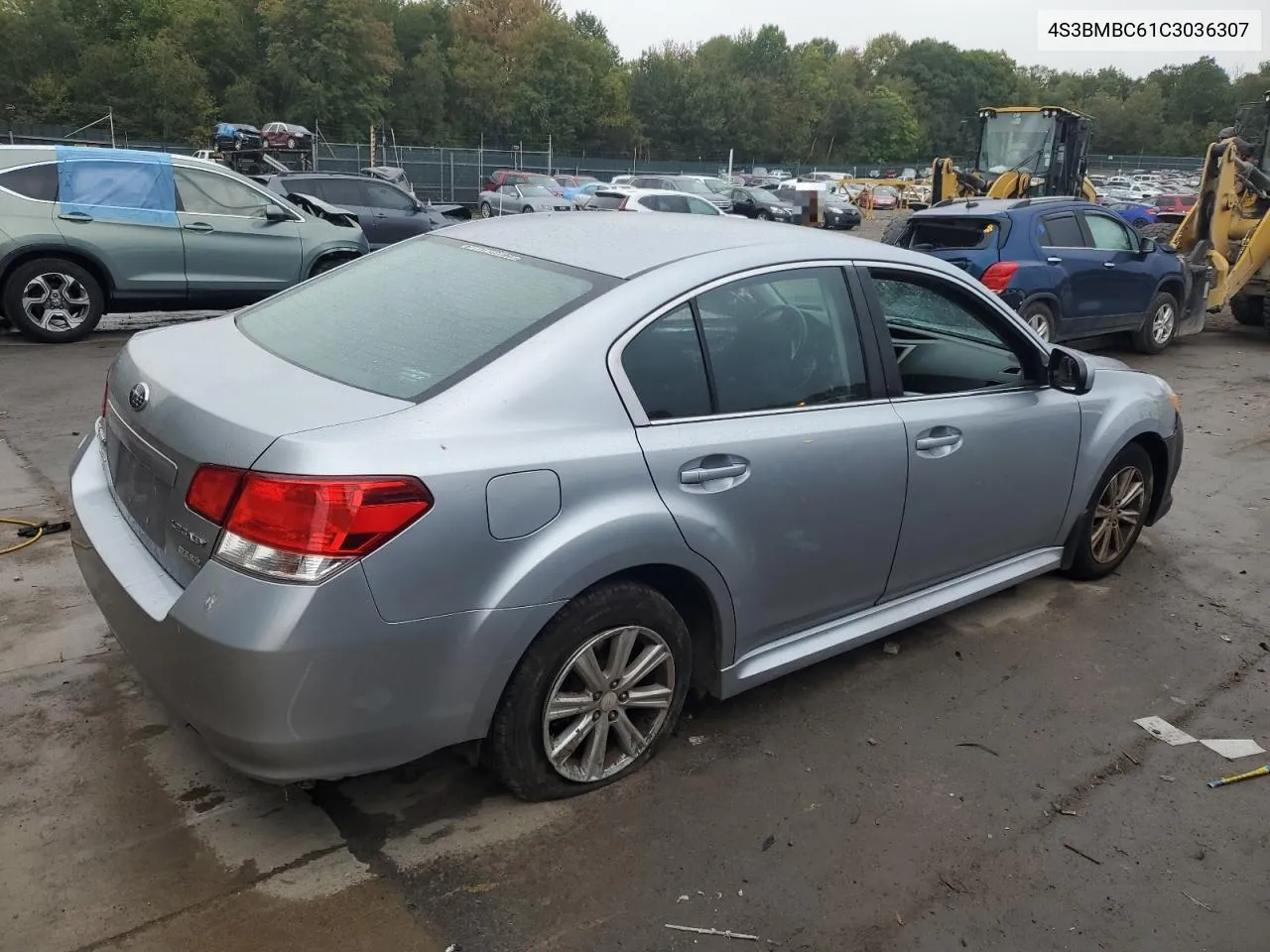 2012 Subaru Legacy 2.5I Premium VIN: 4S3BMBC61C3036307 Lot: 72702014