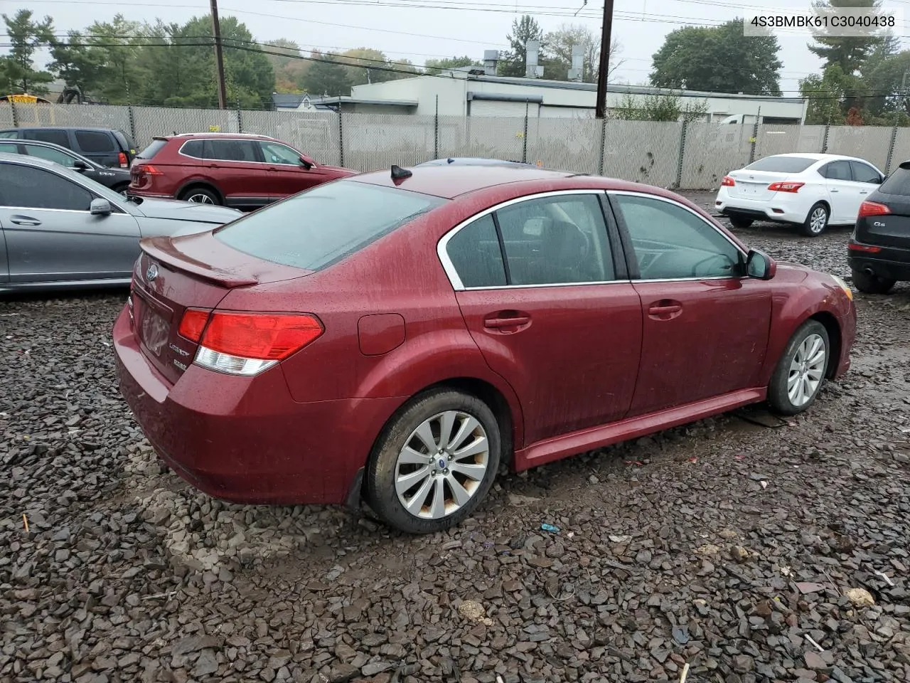 2012 Subaru Legacy 2.5I Limited VIN: 4S3BMBK61C3040438 Lot: 72731374