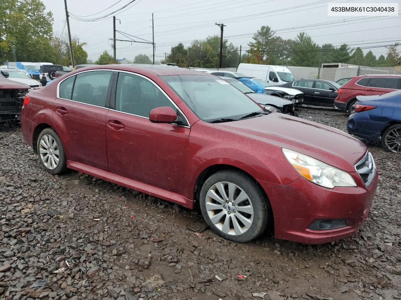 2012 Subaru Legacy 2.5I Limited VIN: 4S3BMBK61C3040438 Lot: 72731374