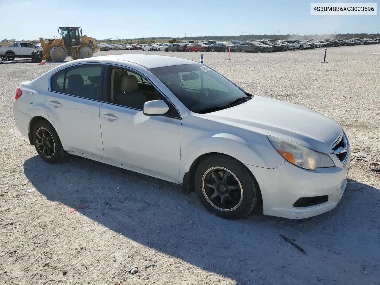 2012 Subaru Legacy 2.5I Premium VIN: 4S3BMBB6XC3003596 Lot: 73098764