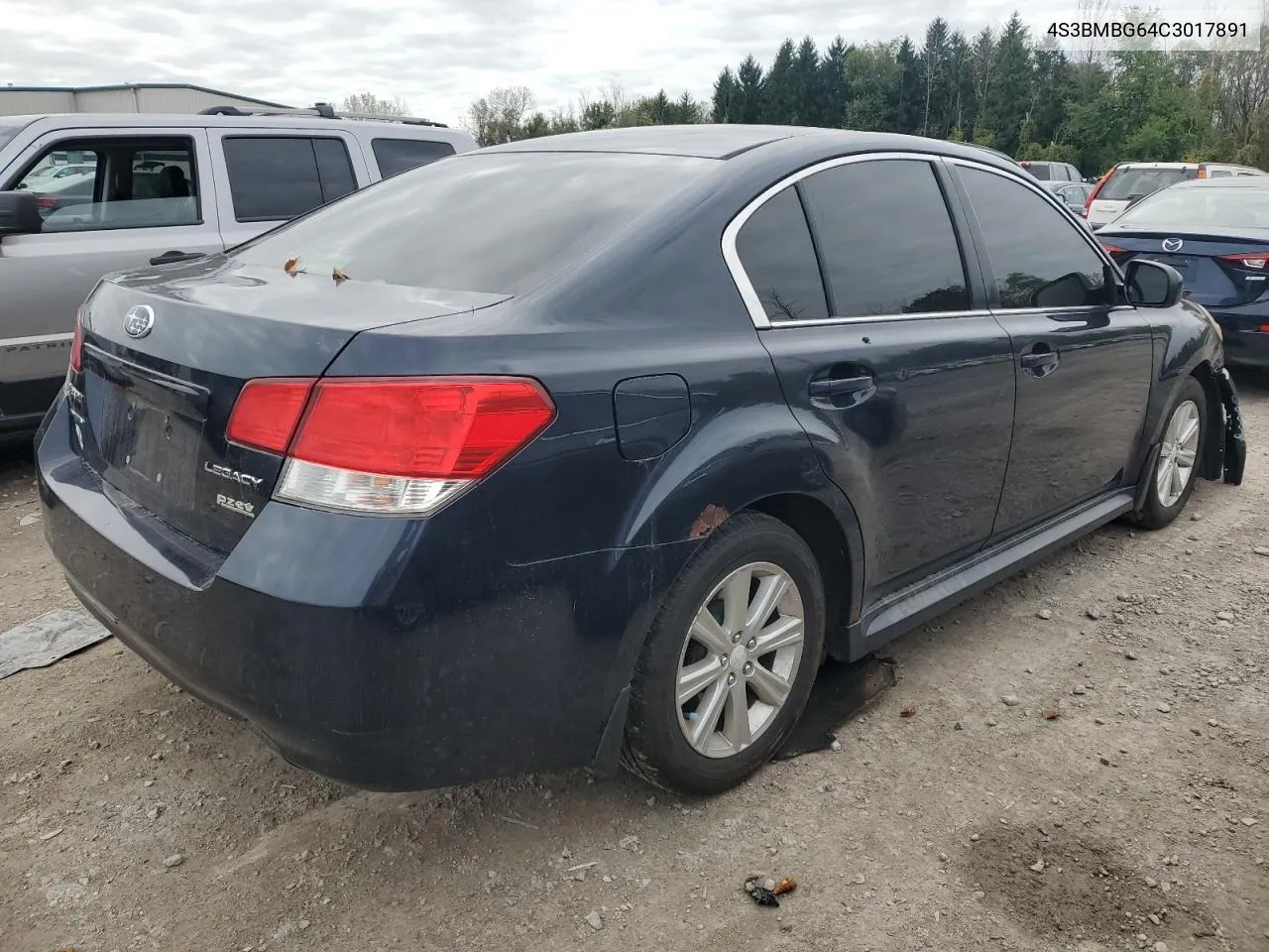 2012 Subaru Legacy 2.5I Premium VIN: 4S3BMBG64C3017891 Lot: 73564324