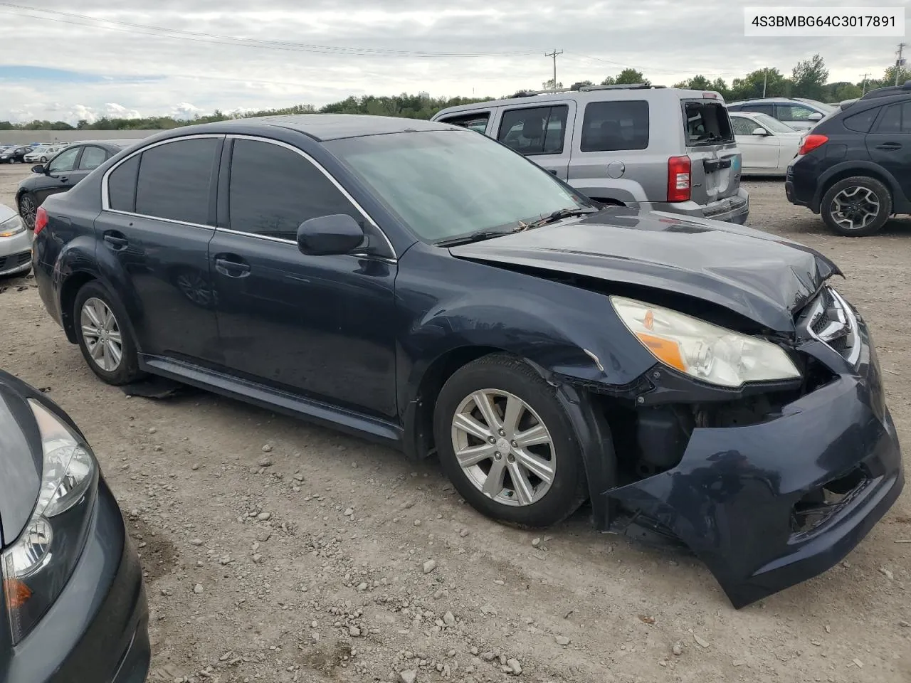 2012 Subaru Legacy 2.5I Premium VIN: 4S3BMBG64C3017891 Lot: 73564324