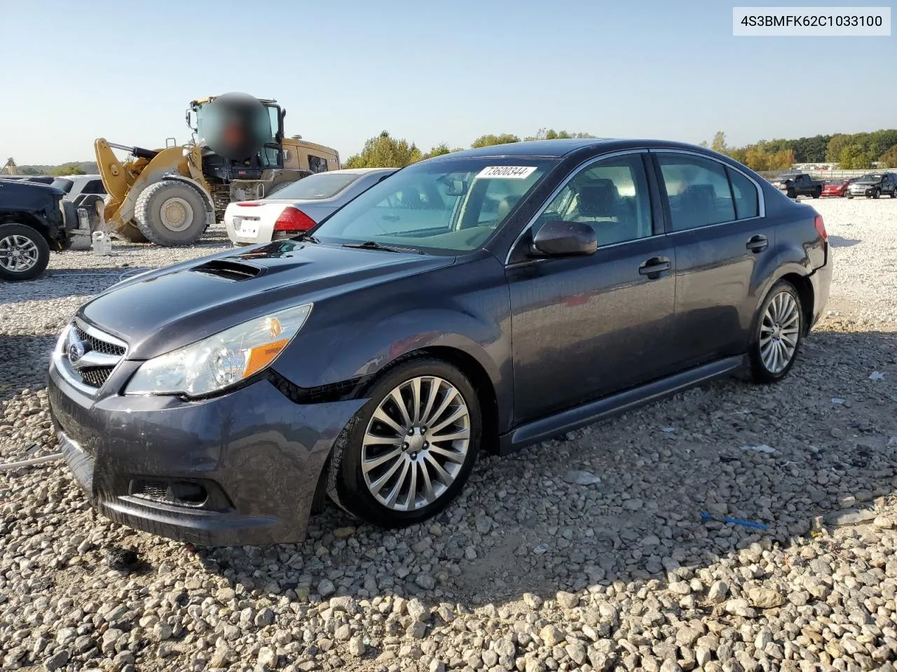 2012 Subaru Legacy 2.5Gt Limited VIN: 4S3BMFK62C1033100 Lot: 73600344